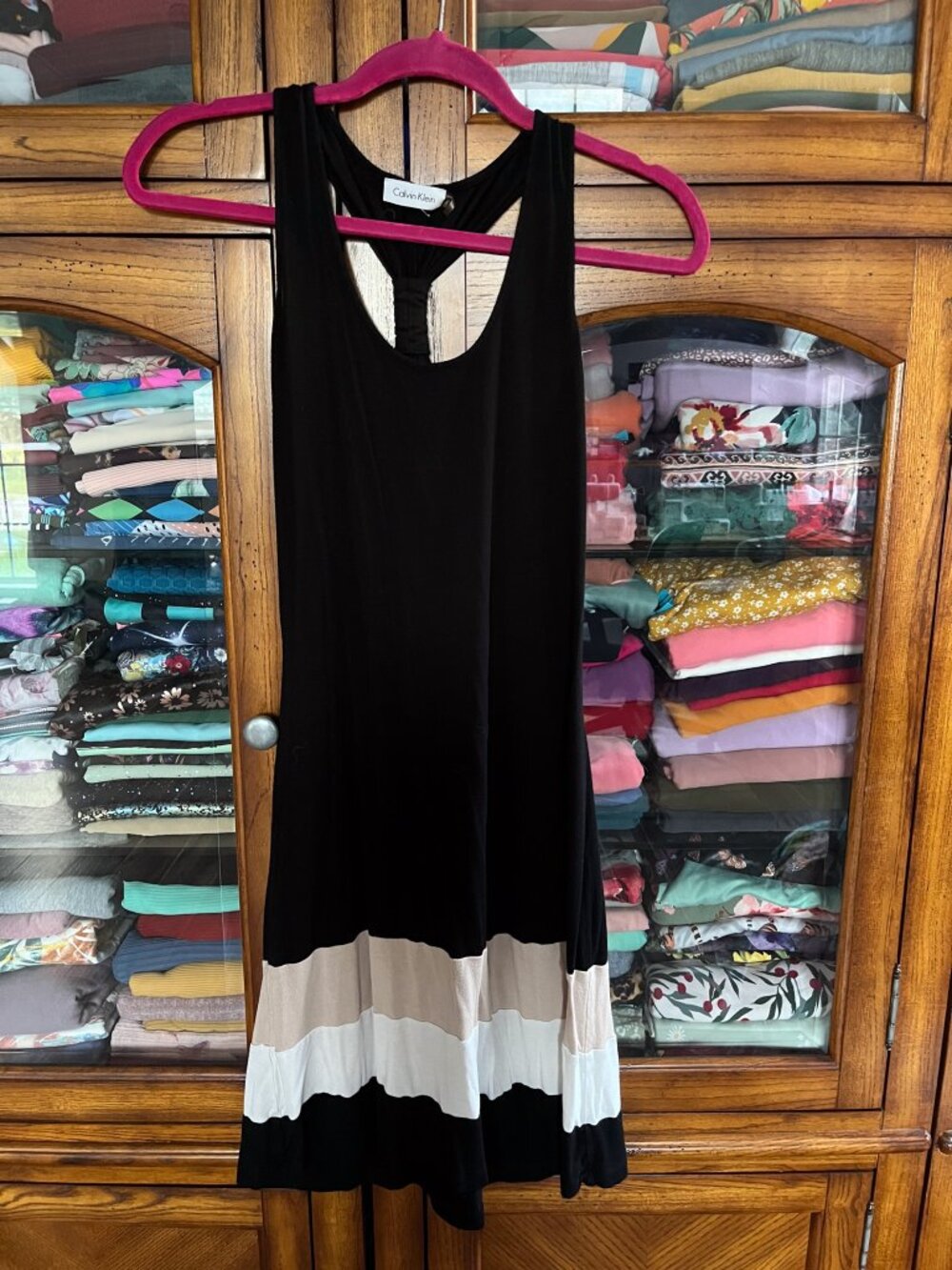 Black Calvin Klein dress